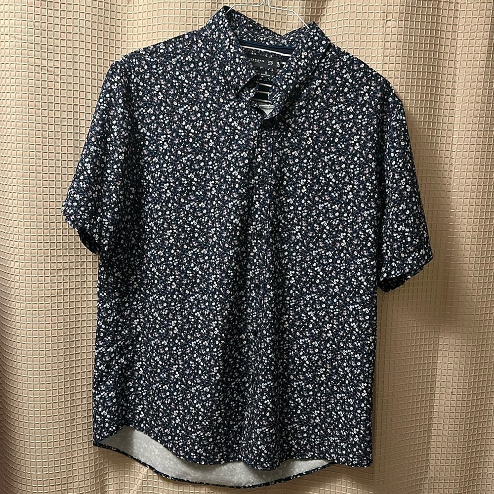 Denim & Flower Men’s Button Down Shirt